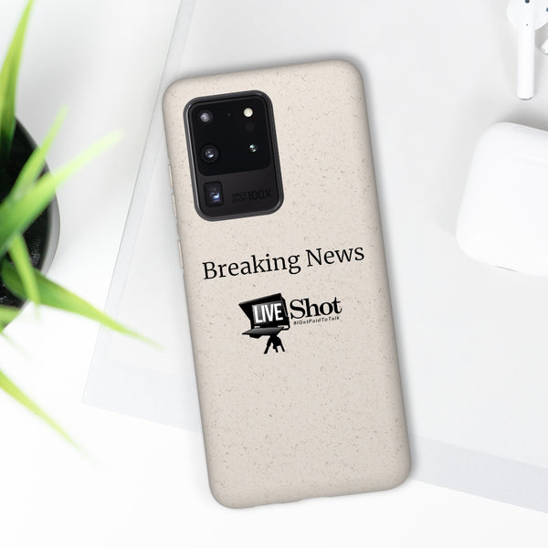 'Breaking News' Biodegradable Phone Case