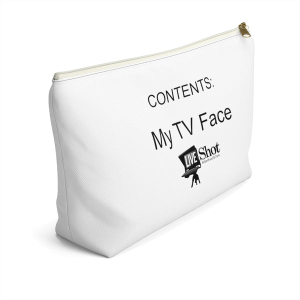 'My TV Face' Accessory Pouch w T-bottom
